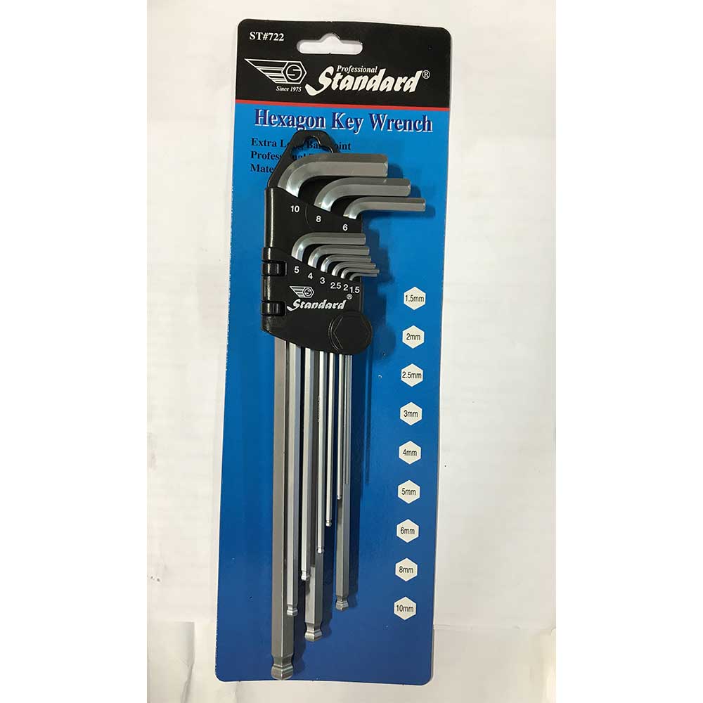 Bộ Lục Giác Bi 9 Chi Tiết Standard ST722