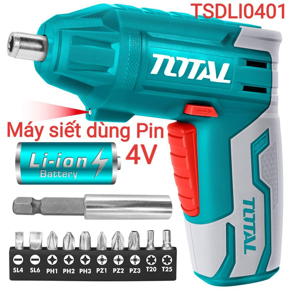 Máy vặn vít pin 4V Total TSDLI0401