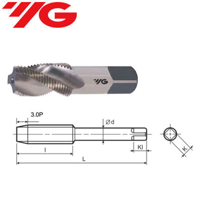Spiral Flute Straight Pipe Taps YG1 T2539