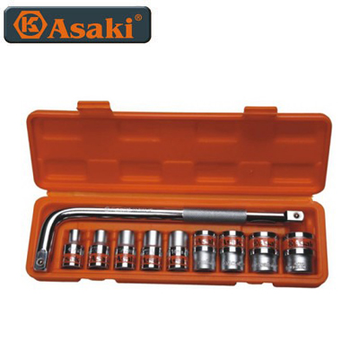 Bộ tuýp 10 chi tiết Asaki AK-9766
