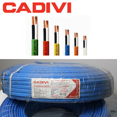Dây Điện Cadivi VCmo 2x6.0 - 450/750V