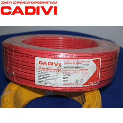 Dây Điện Cadivi VCmo 2x1.0 - 450/750V