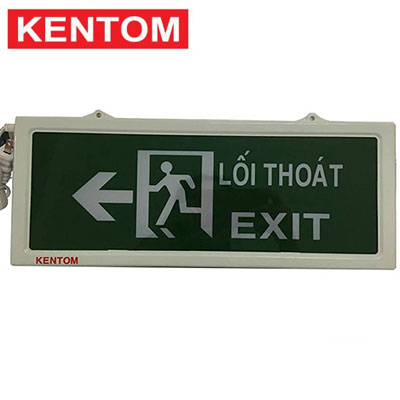 Đèn exit thoát hiểm 2 mặt Kentom KT-620