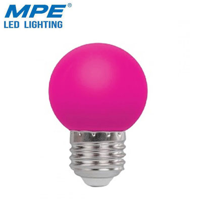 Đèn LED bulb hồng MPE 1.5W LBD-3PK