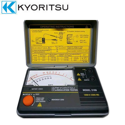 Máy đo điện trở cách điện Kyoritsu 3166
