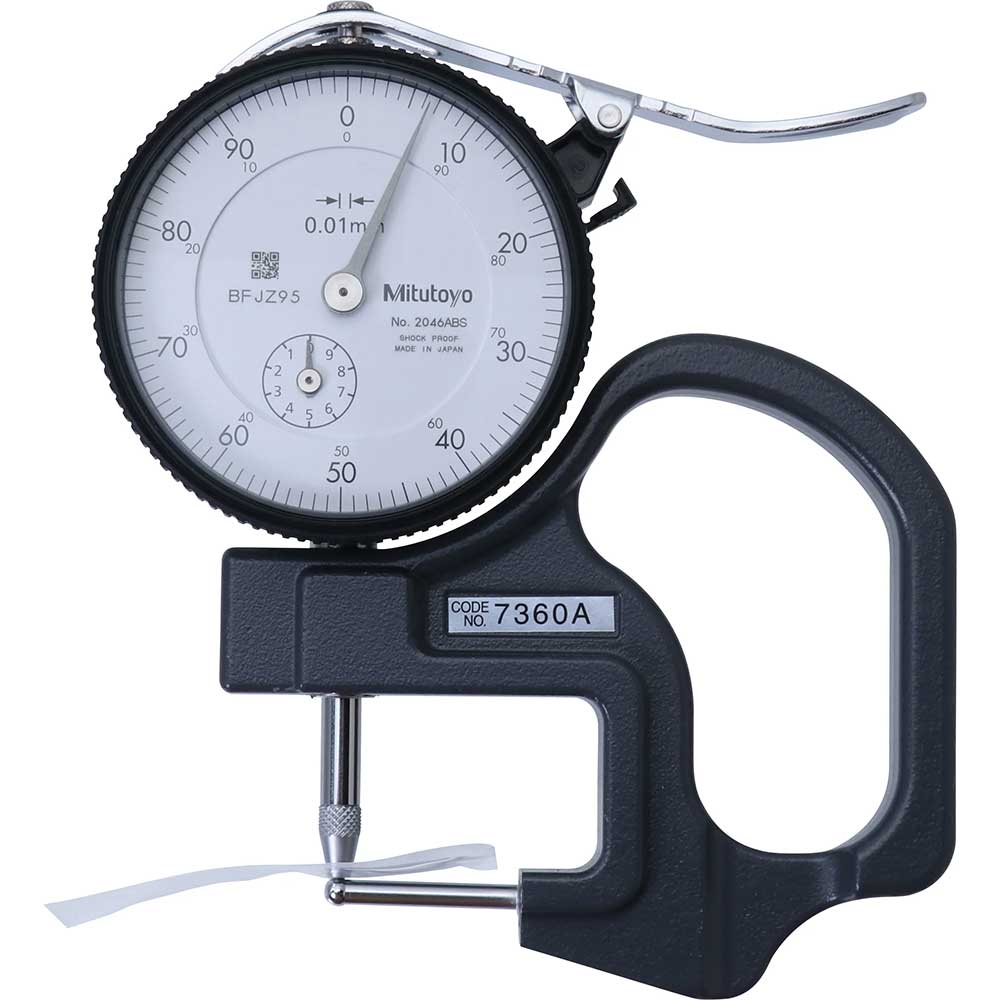 Mitutoyo 7360A Thickness Gauge, 10 mm