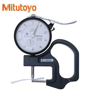 Mitutoyo 7360A Thickness Gauge, 10 mm