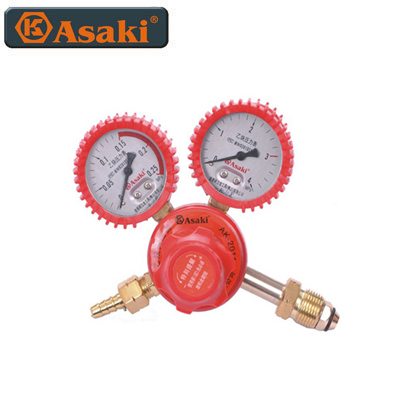Đồng hồ gas màu đỏ Asaki AK-2011