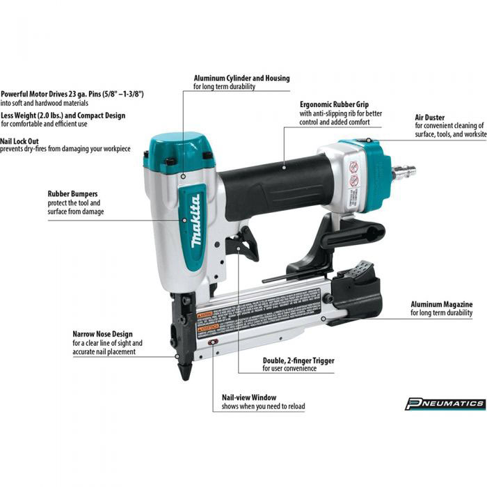 Máy bắn đinh dùng hơi Makita AF353