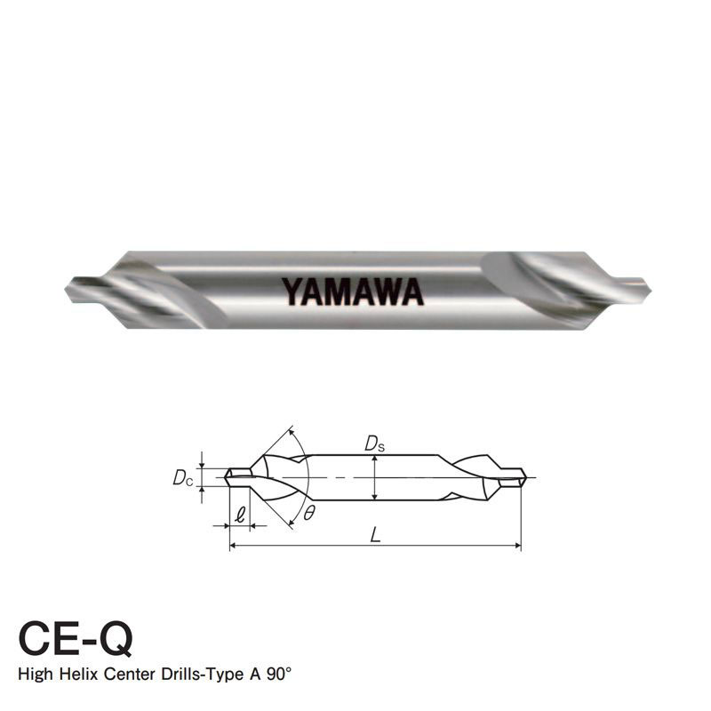 Mũi khoan tâm 90° Yamawa CE-Q 4x90x10