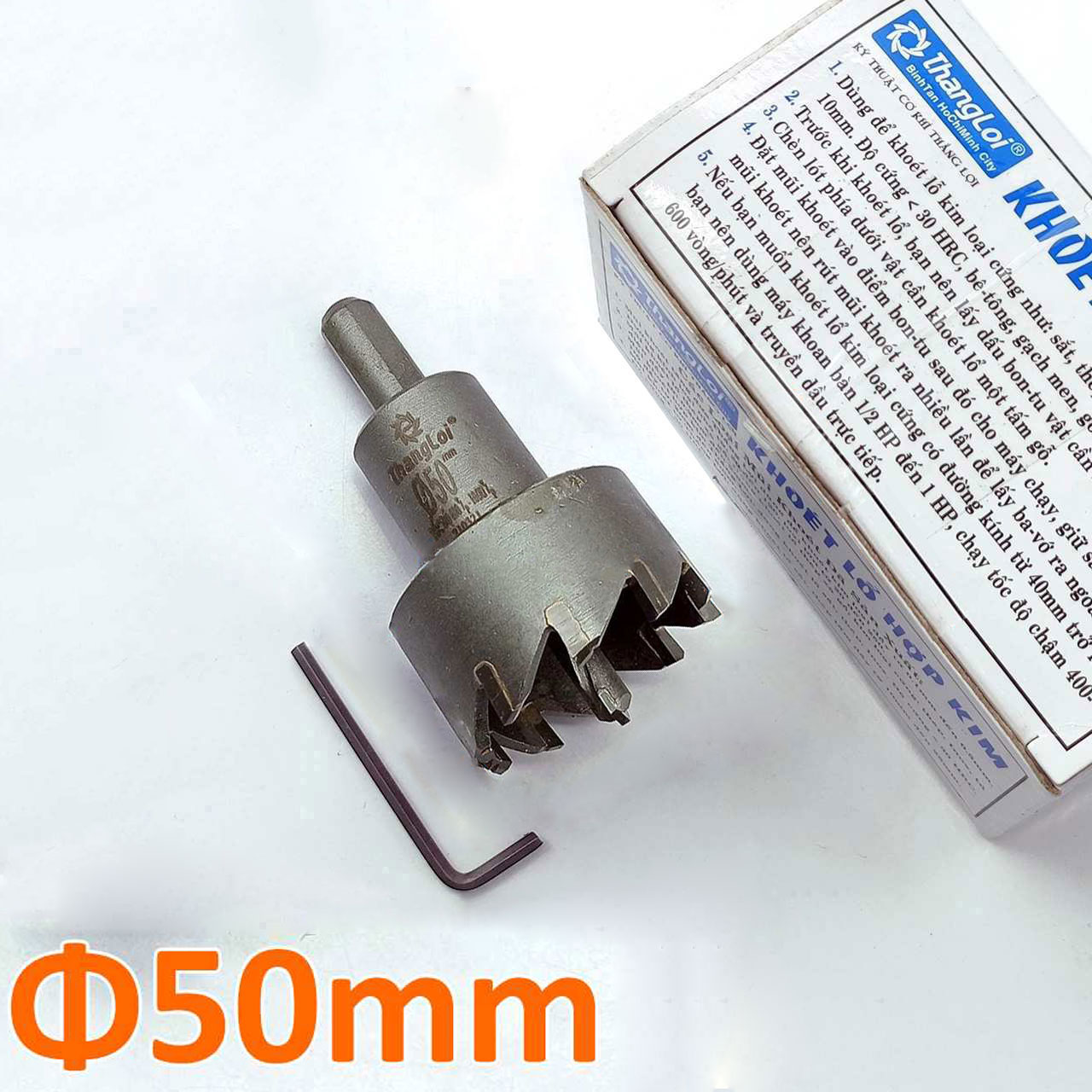 Mũi khoét hợp kim Thắng Lợi Ø50mm