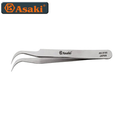 Nhíp gắp linh kiện mũi cong Asaki AK-9195