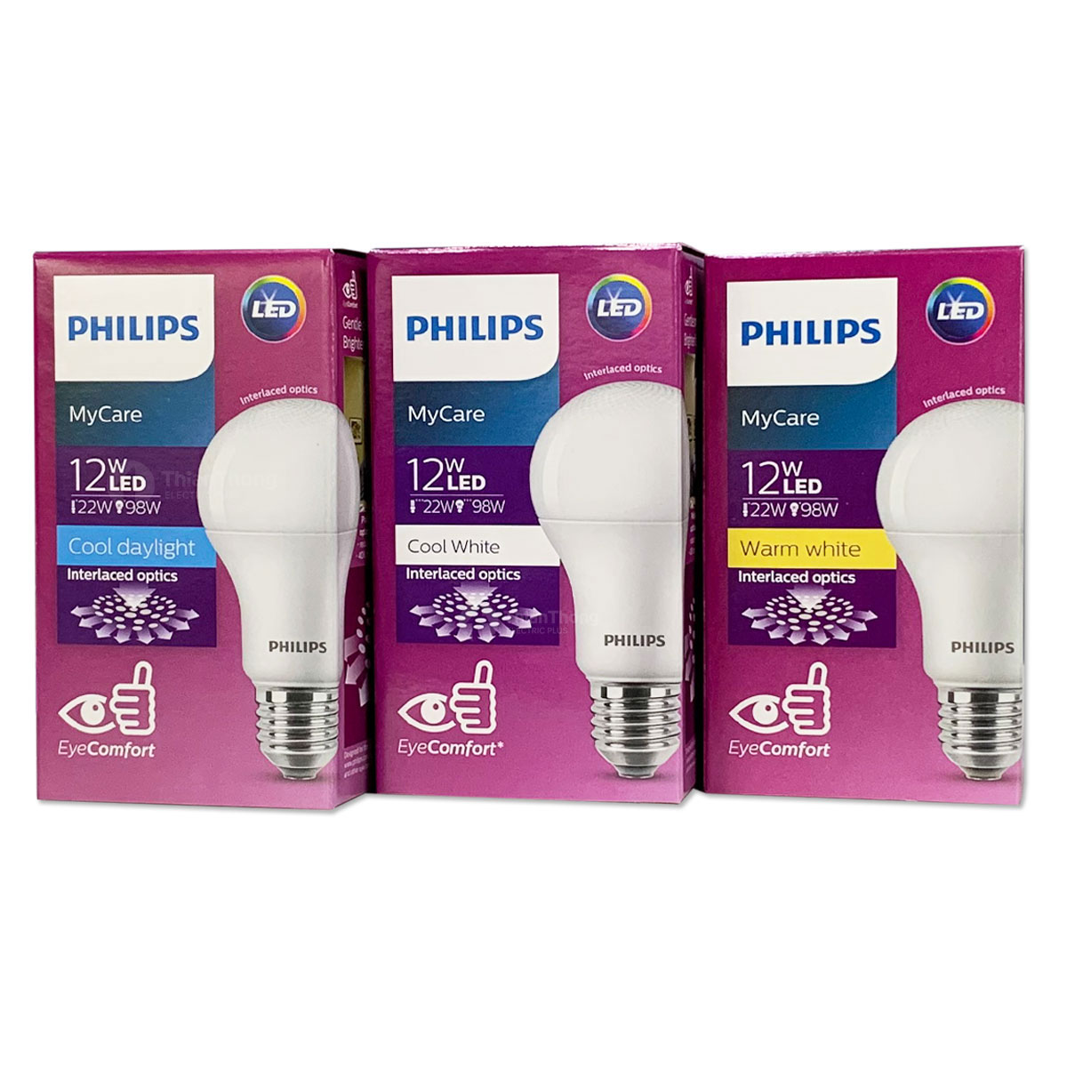 Bóng LED bulb MyCare Philips 12W E27