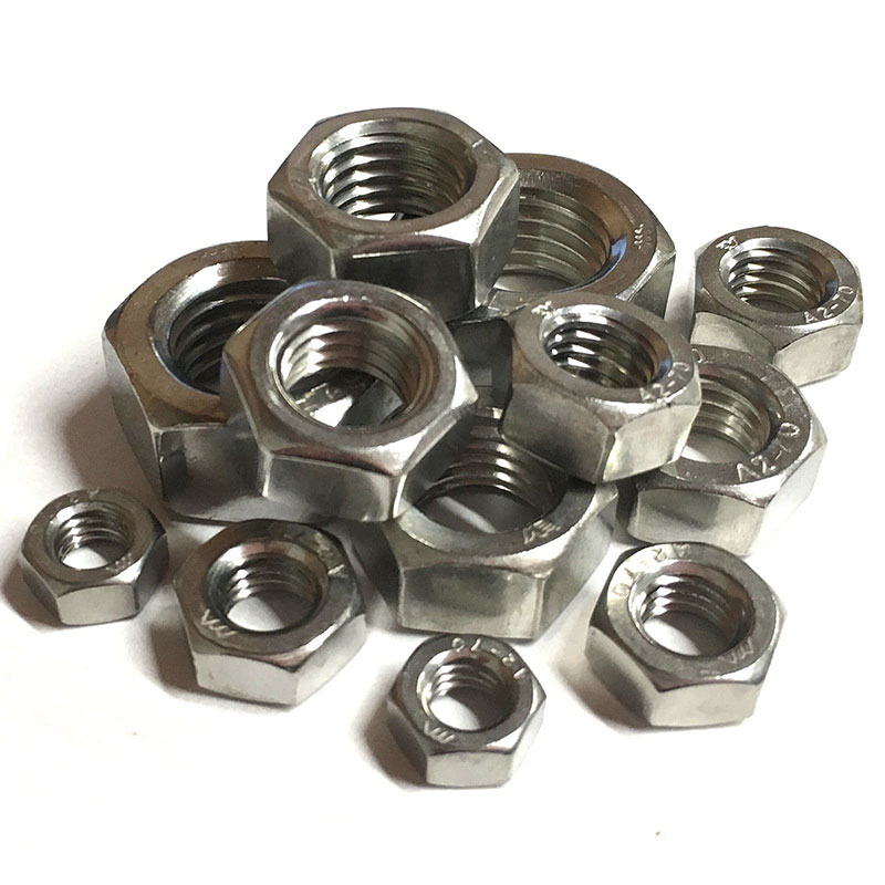 Tán Inox 304 Hệ Inch UNC 3/8x16