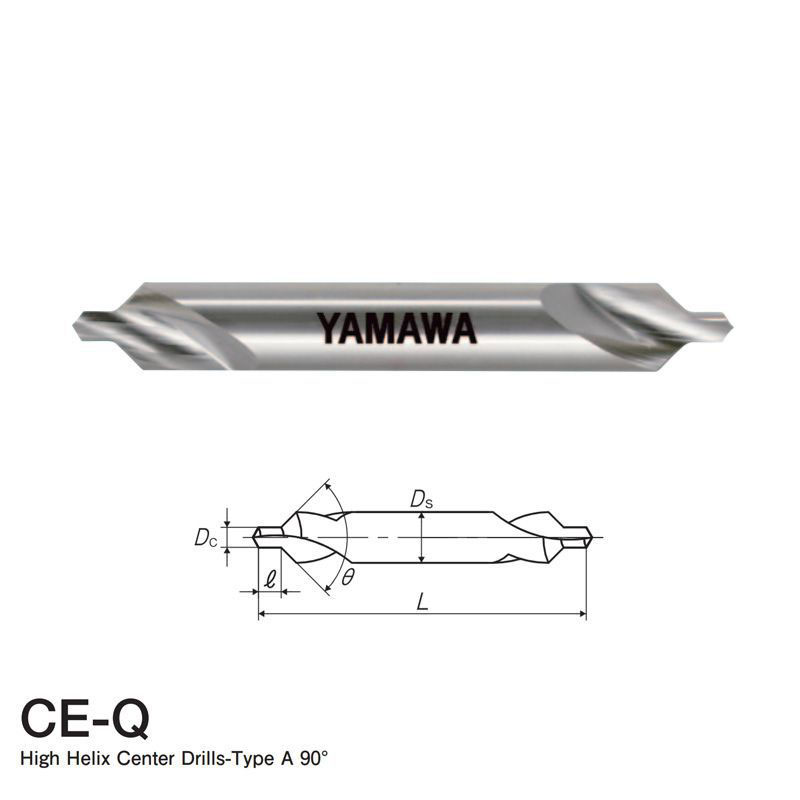 Mũi khoan tâm 90° Yamawa CE-Q CY2.5Z